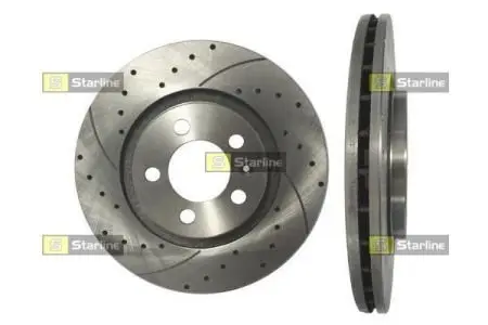 Тормозной диск (перфорированный) STARLINE PB 2544S