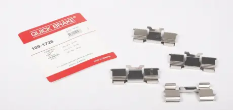 Р-к дисковых тормозов. колодок QUICK BRAKE 109-1726