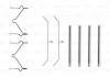 Монтажный к-кт тормозных колодок BOSCH 1987474350 (фото 1)