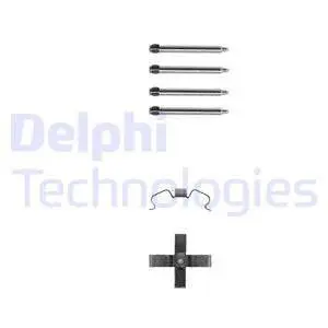 Монтажний компл..гальм.колодкі Delphi LX0263
