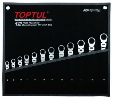 Набор рожково-накидных ключей Toptul GPAQ1204 (фото 1)