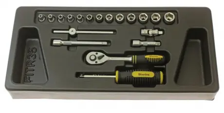 1-4 Набір інструменту 19пр STARLINE NR F1TR35