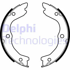 Гальмівні колодки. барабанні Delphi LS2038