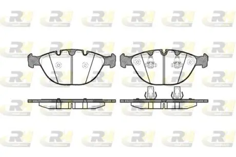 Тормозные колодки. к-кт. ROADHOUSE 295800 (фото 1)