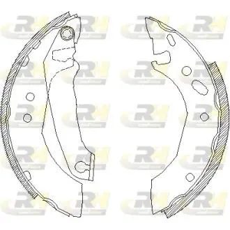 Гальмівні колодки барабанні ROADHOUSE 4507.00 (фото 1)
