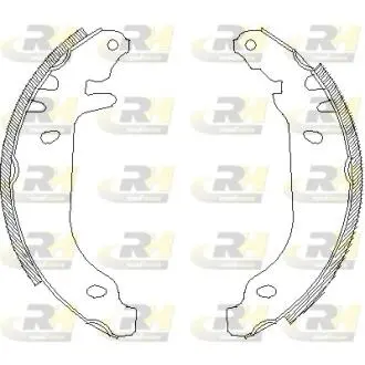 Гальмівні колодки барабанні ROADHOUSE 4169.00 (фото 1)