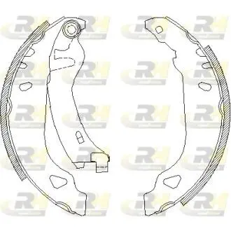 Тормозные колодки. к-кт. ROADHOUSE 4179.01