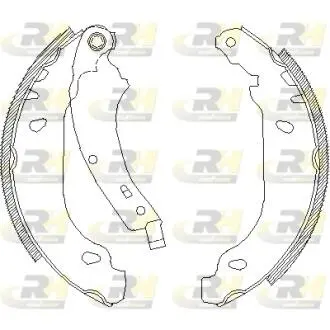 Тормозные колодки. к-кт. ROADHOUSE 4074.00 (фото 1)