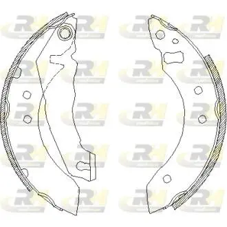 Тормозные колодки. к-кт. ROADHOUSE 4051.00 (фото 1)