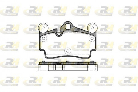 Гальмівні колодки дискові ROADHOUSE 299600