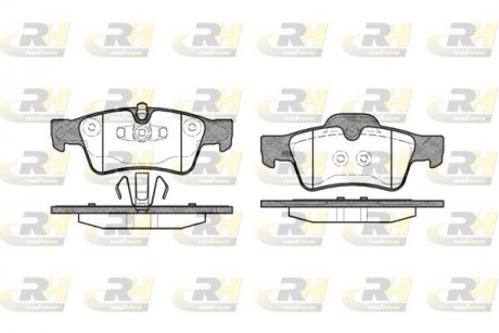 Тормозные колодки. к-кт. ROADHOUSE 299110
