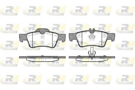 Гальмівні колодки дискові ROADHOUSE 299100