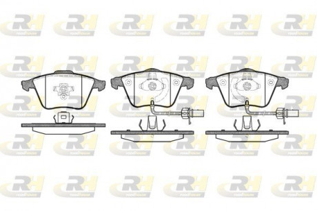 Тормозные колодки. к-кт. ROADHOUSE 296412