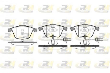 Тормозные колодки. к-кт. ROADHOUSE 296402