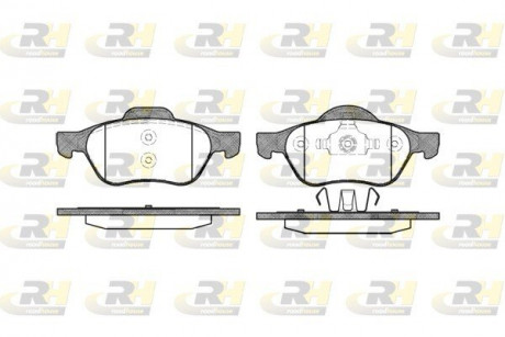 Гальмівні колодки дискові ROADHOUSE 296200