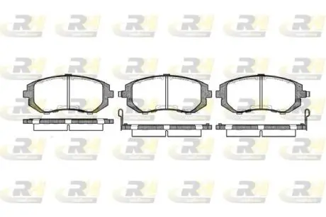 Гальмівні колодки дискові ROADHOUSE 295102
