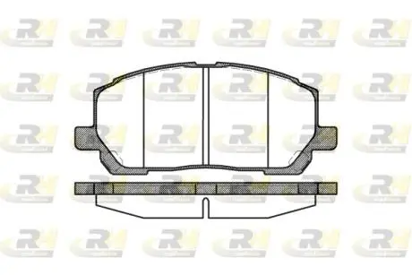 Тормозные колодки. к-кт. ROADHOUSE 285500