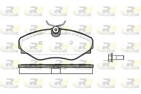 Гальмівні колодки дискові ROADHOUSE 283420
