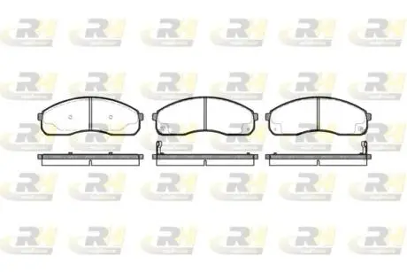 Тормозные колодки. к-кт. ROADHOUSE 282112 (фото 1)