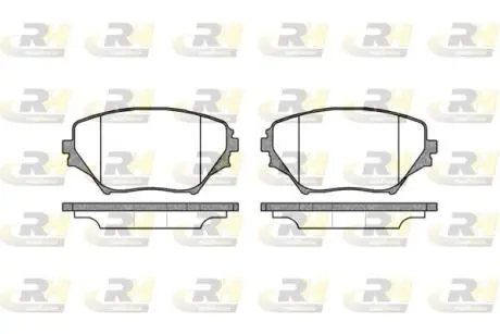 Гальмівні колодки дискові ROADHOUSE 281300