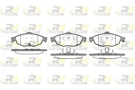 Тормозные колодки. к-кт. ROADHOUSE 281202 (фото 1)