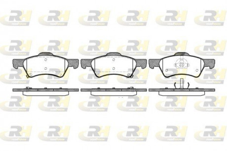 Тормозные колодки. к-кт. ROADHOUSE 281002 (фото 1)