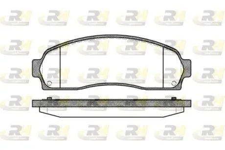 Гальмівні колодки дискові ROADHOUSE 280500 (фото 1)