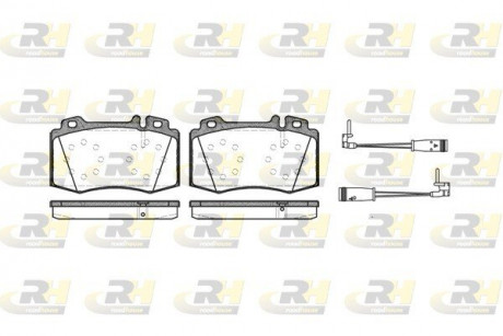 Гальмівні колодки дискові ROADHOUSE 276902