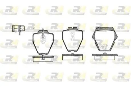 Гальмівні колодки дискові ROADHOUSE 275212 (фото 1)