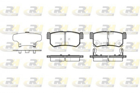 Тормозные колодки. к-кт. ROADHOUSE 274662