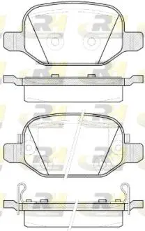 Гальмівні колодки дискові ROADHOUSE 272752