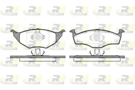 Тормозные колодки. к-кт. ROADHOUSE 271800