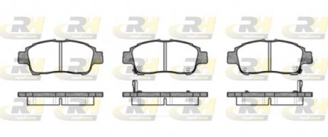 Тормозные колодки. к-кт. ROADHOUSE 271202 (фото 1)