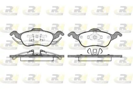 Гальмівні колодки дискові ROADHOUSE 269100
