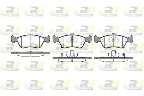 Тормозные колодки. к-кт. ROADHOUSE 267602 (фото 1)