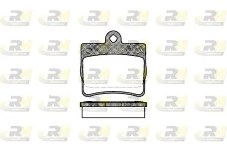 Тормозные колодки. к-кт. ROADHOUSE 263000