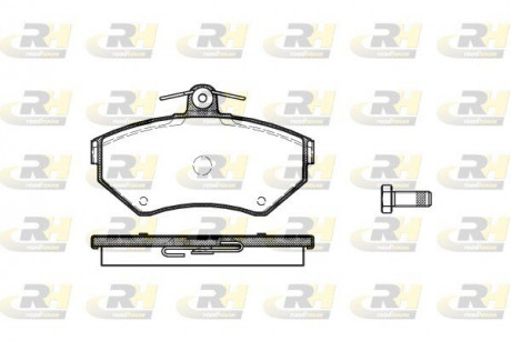 Гальмівні колодки дискові ROADHOUSE 263100