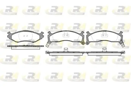 Гальмівні колодки дискові ROADHOUSE 248402