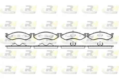 Тормозные колодки. к-кт. ROADHOUSE 246700