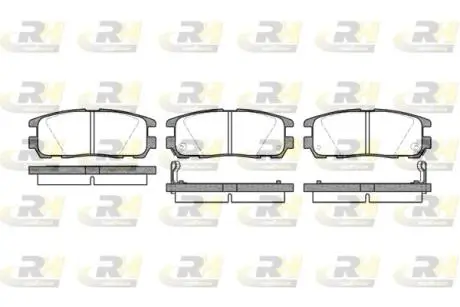 Гальмівні колодки дискові ROADHOUSE 242602