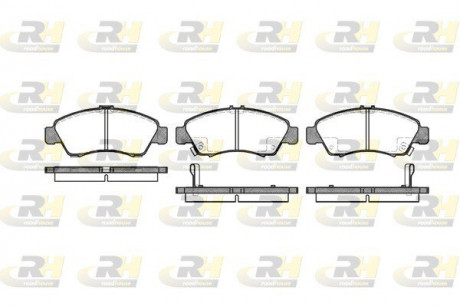 Тормозные колодки. к-кт. ROADHOUSE 241902 (фото 1)