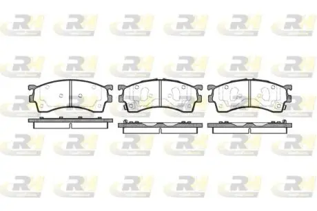 Гальмівні колодки дискові ROADHOUSE 241512