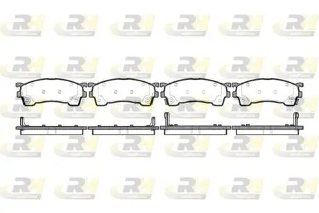 Гальмівні колодки дискові ROADHOUSE 241504