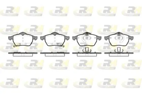 Тормозные колодки. к-кт. ROADHOUSE 239032