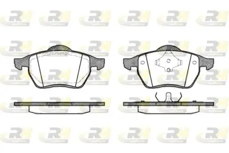 Фото 1 - тормозные колодки. к-кт. ROADHOUSE 239000 Тормозные колодки. к-кт. ROADHOUSE 239000 (фото 1)