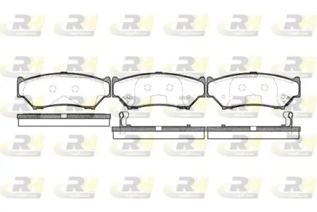 Гальмівні колодки дискові ROADHOUSE 238912