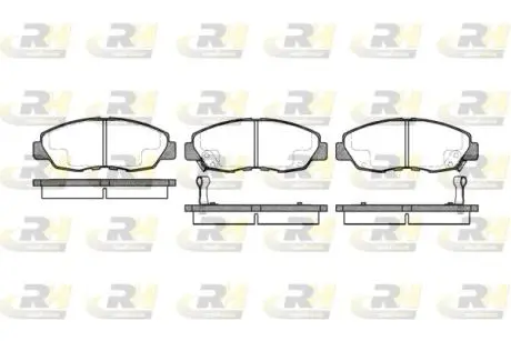 Тормозные колодки. к-кт. ROADHOUSE 232402 (фото 1)