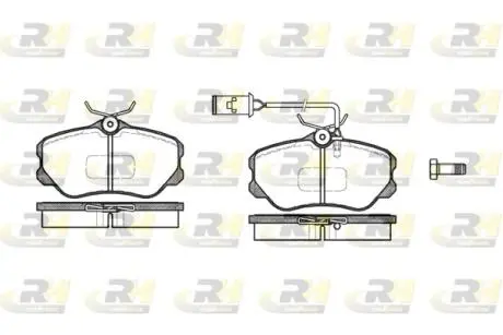 Тормозные колодки. к-кт. ROADHOUSE 230312