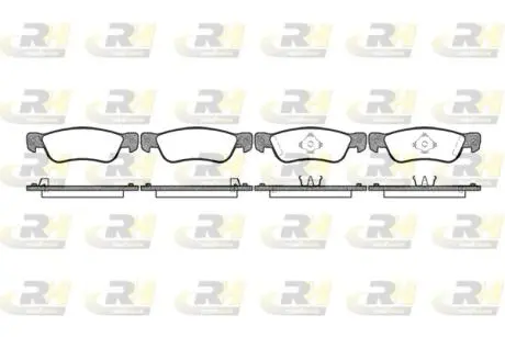 Тормозные колодки. к-кт. ROADHOUSE 229504