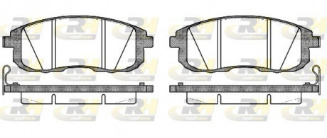 Гальмівні колодки дискові ROADHOUSE 229314